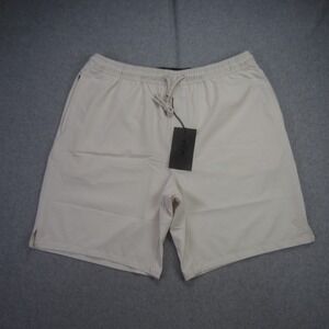 Bad‎ Birdie Shorts Mens Large Light Beige Active 1.0 Stretch Golf Casual Preppy